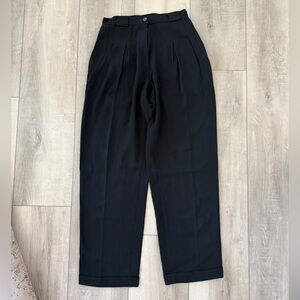 Vintage Ann Taylor | Black Ribbed Dress Pants